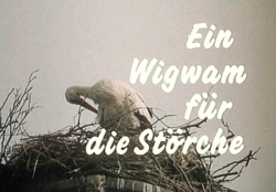 Ein Wigwam für die Störche